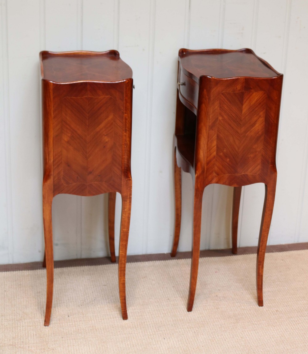 Pair Of Tulipwood Bedside Cabinets View VII