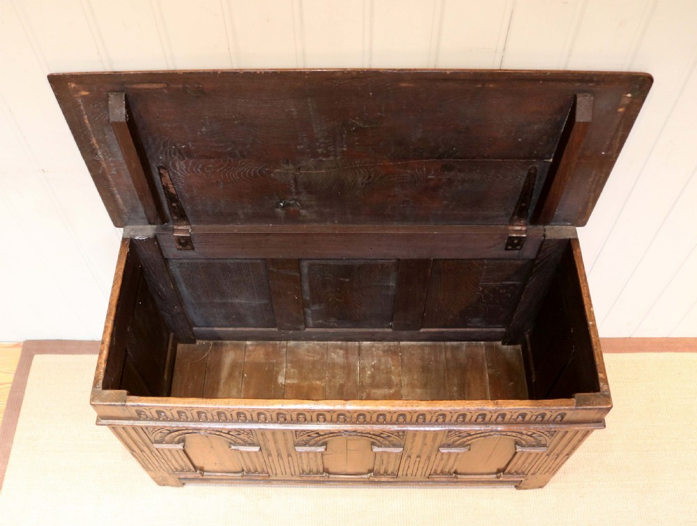 Carved Oak Coffer View VII