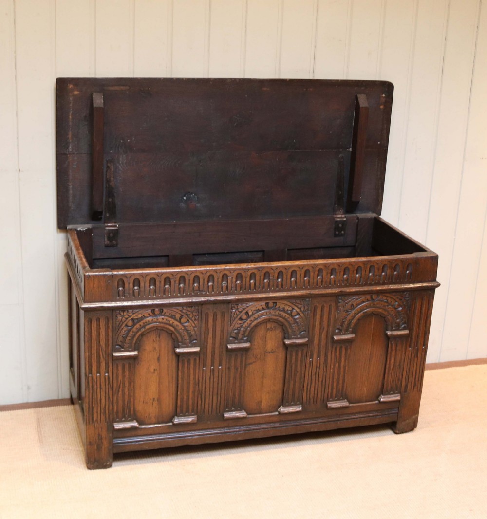 Carved Oak Coffer View VIII