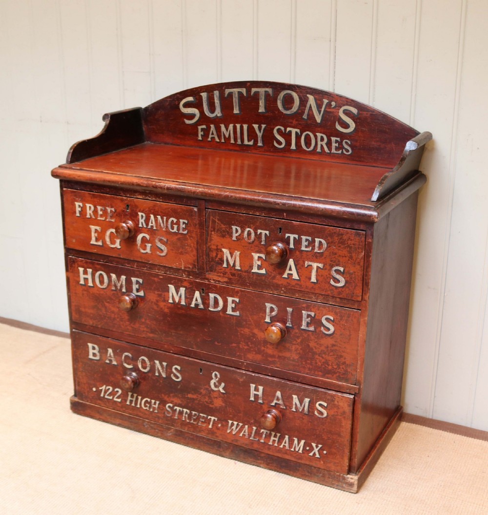 Rustic Pine Sign Written Chest  View VIII