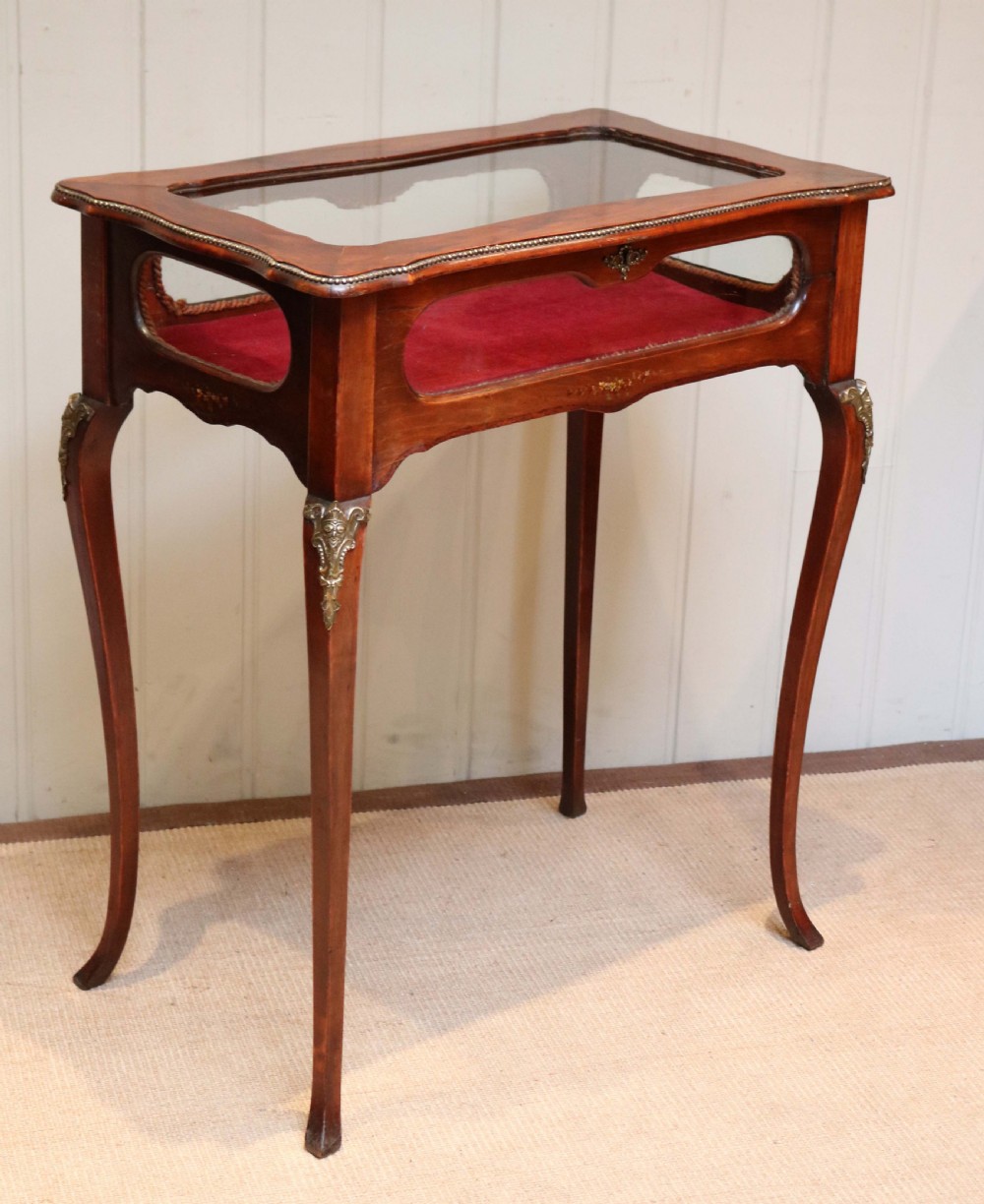 Edwardian Beechwood Bijouterie Table View III
