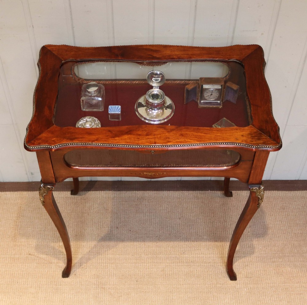Edwardian Beechwood Bijouterie Table View VIII