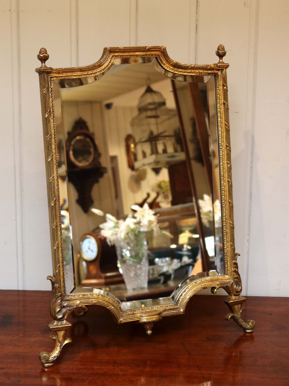 Ornate Gilt Free Standing Table Mirror View V