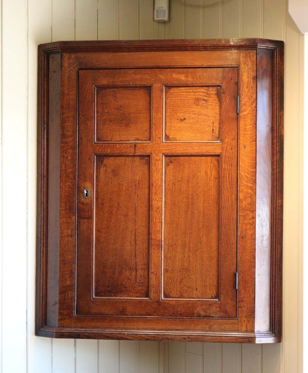 Georgian Oak Corner Cupboard  View II