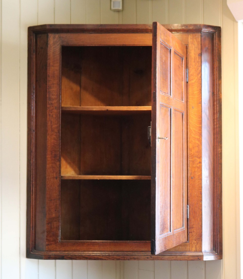 Georgian Oak Corner Cupboard  View IV
