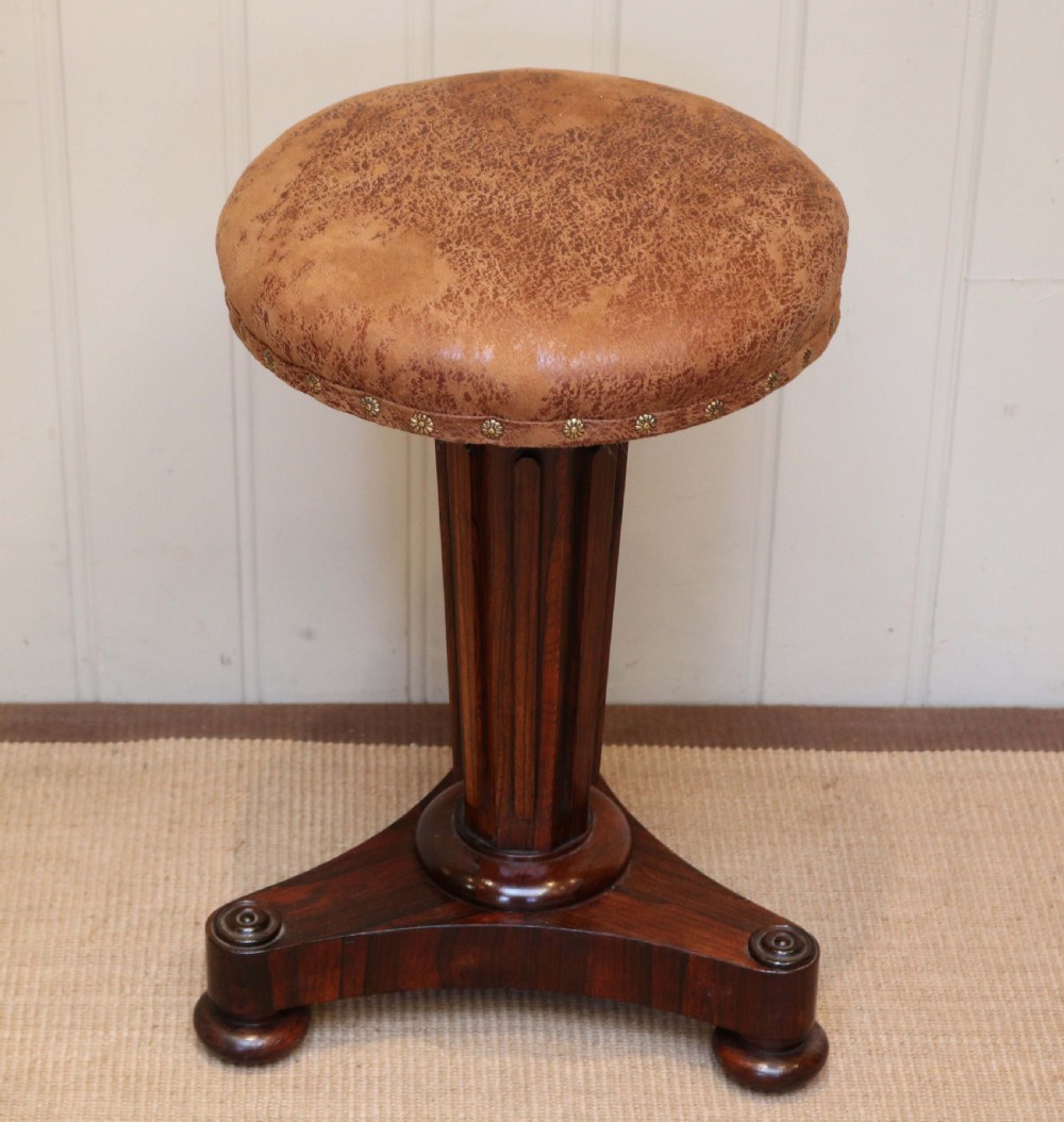 Rosewood Adjustable Piano Stool 