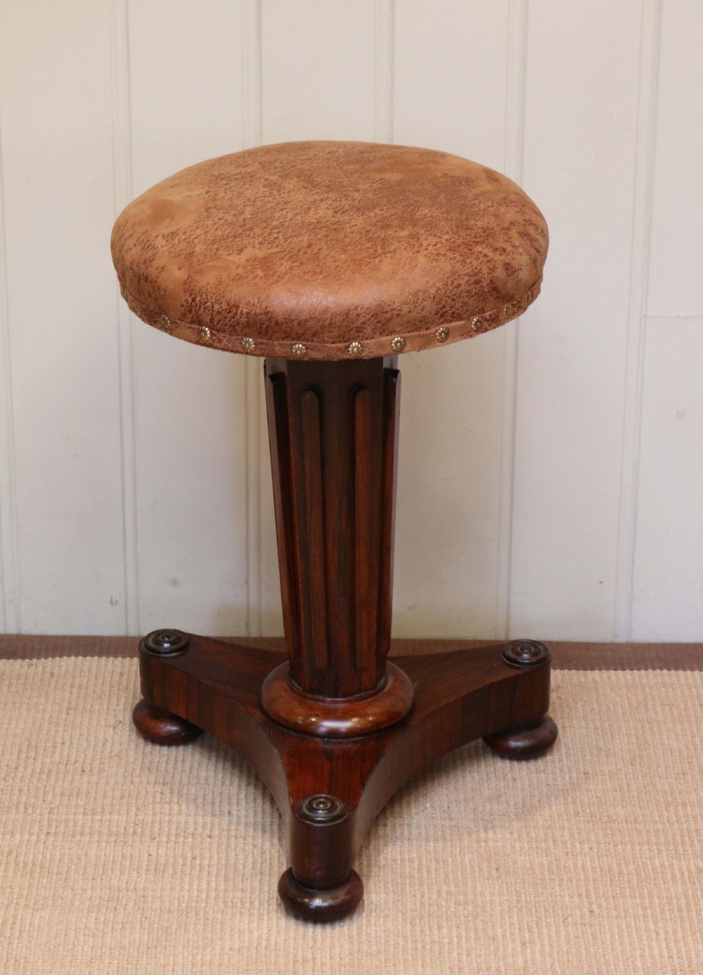 Rosewood Adjustable Piano Stool  View V