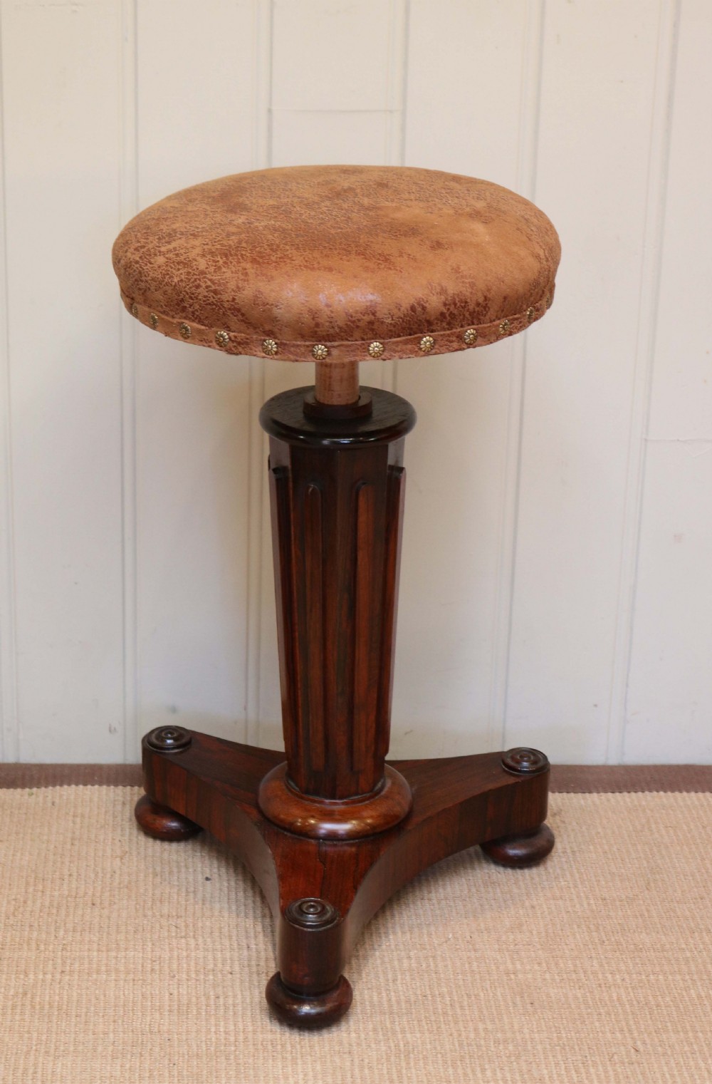 Rosewood Adjustable Piano Stool  View VII