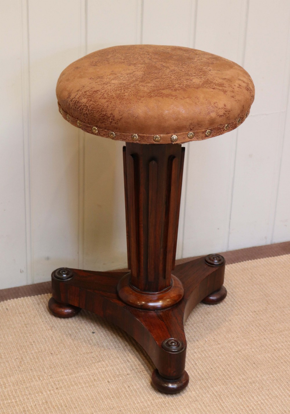 Rosewood Adjustable Piano Stool  View VIII