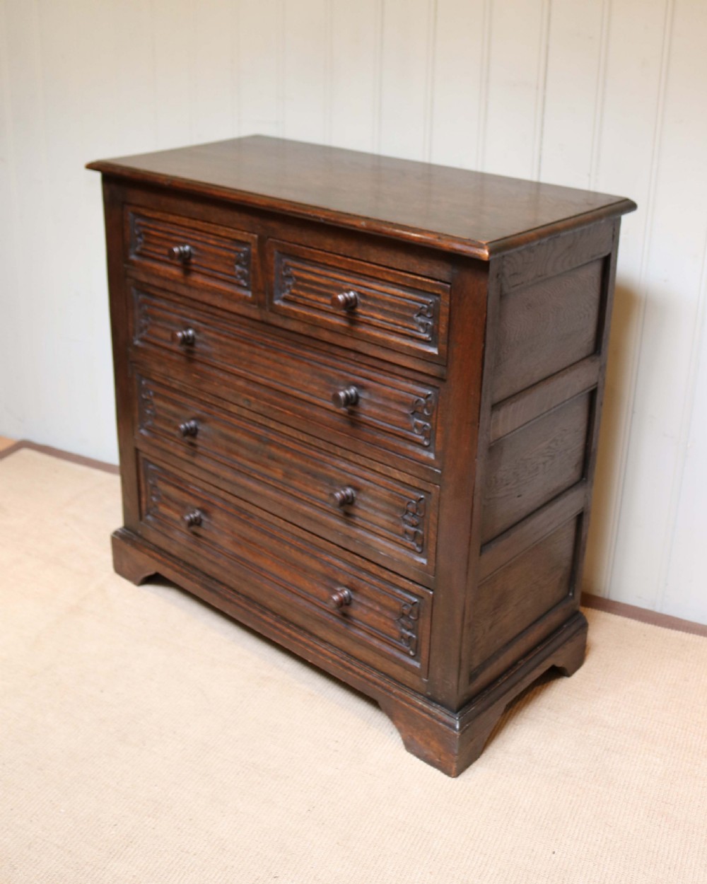 Oak Chest Of Drawers  View VIII