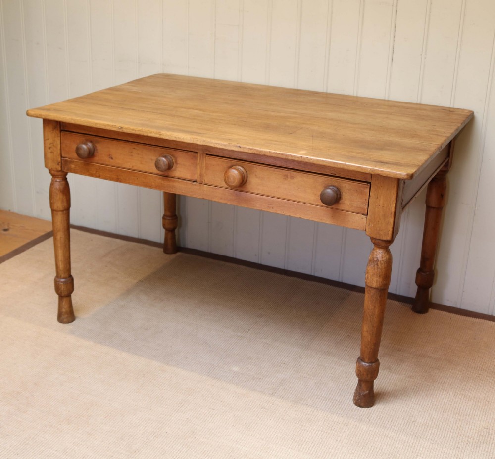 Pine Farmhouse Kitchen Table  View II