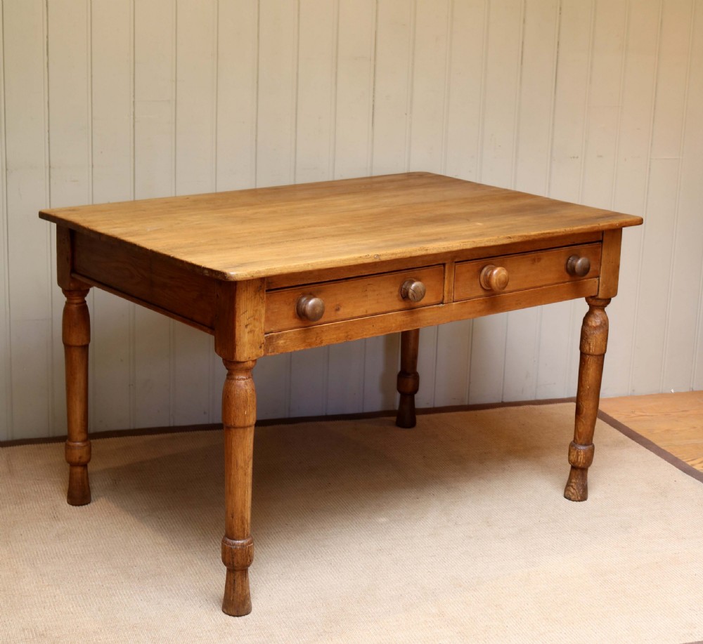 Pine Farmhouse Kitchen Table  View IV