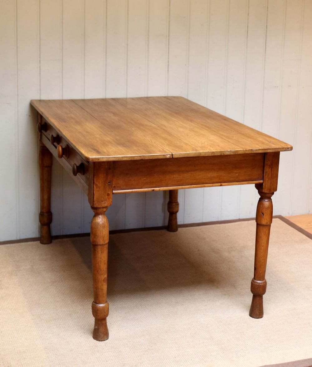 Pine Farmhouse Kitchen Table  View VII