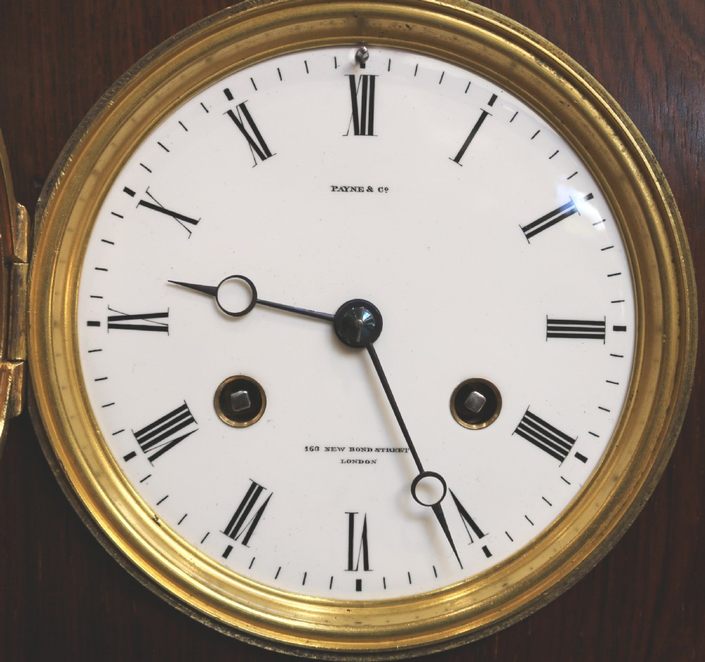 Small Rosewood Bell Striking Mantel Clock (England, c. 1860) View VI