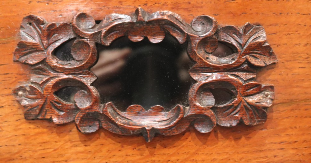 Oak Drop Dial Wall Clock (England, c. 1860) View VII
