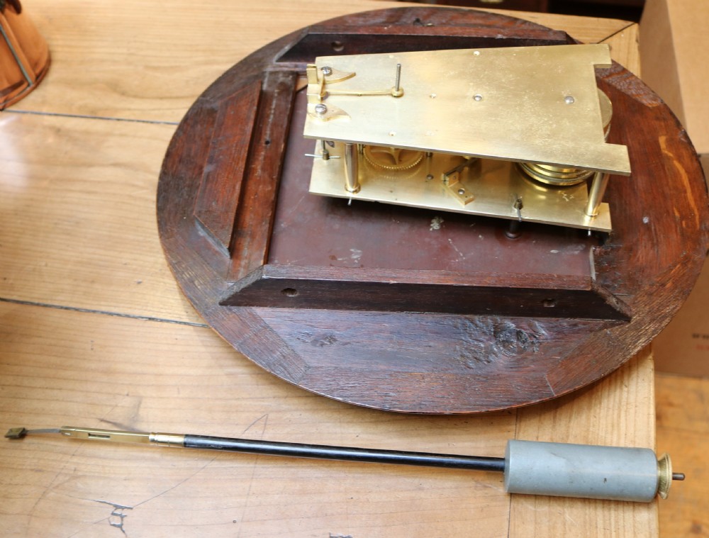 Oak Drop Dial Wall Clock (England, c. 1860) View VIII