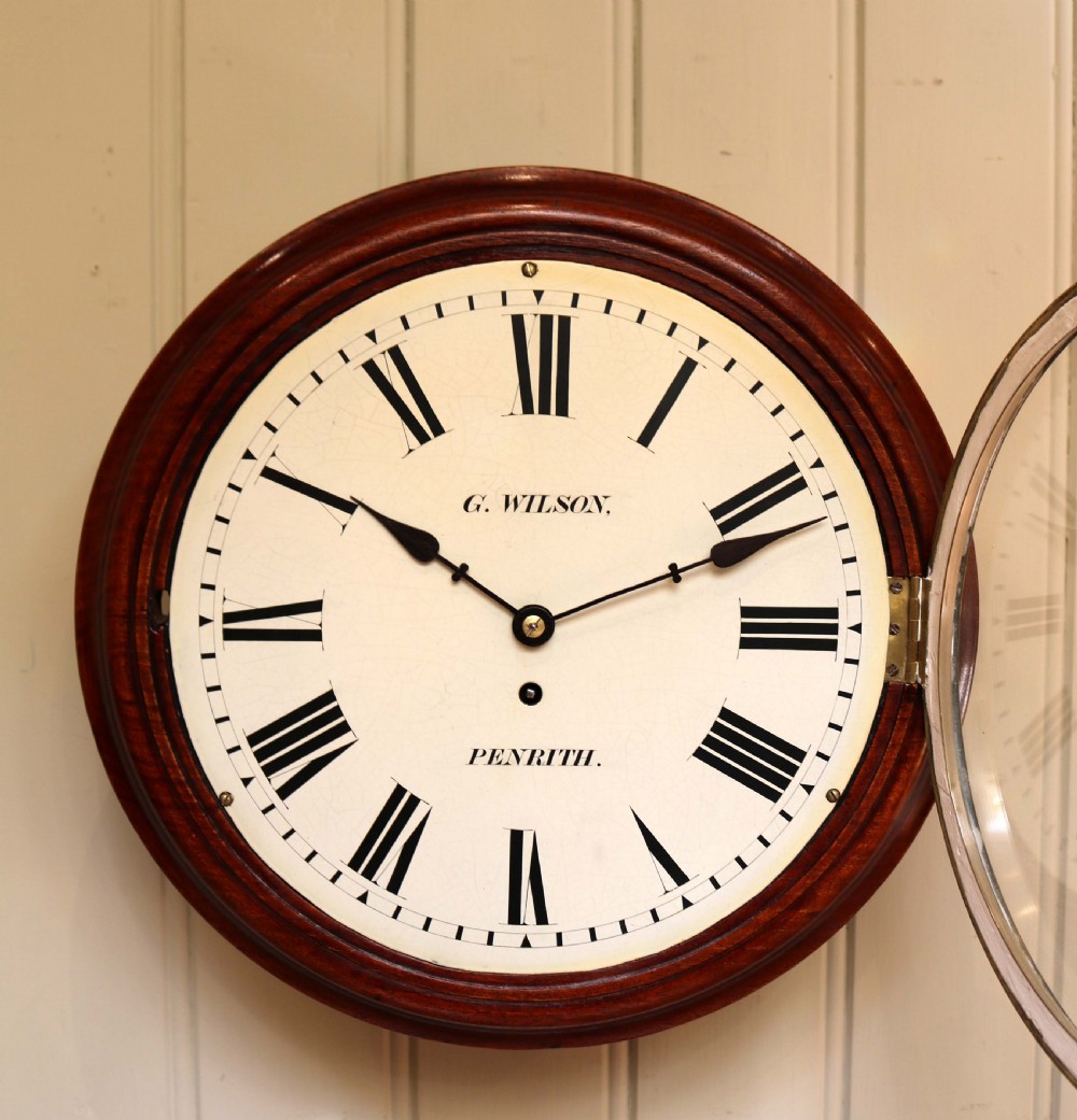 Walnut Fusee Dial Clock View II