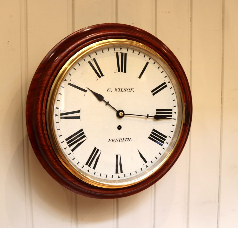 Walnut Fusee Dial Clock View V