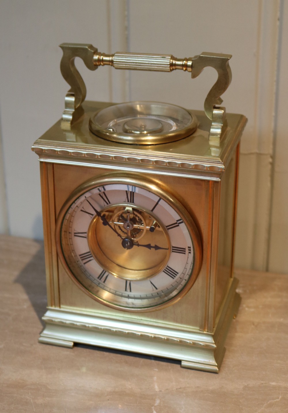 Large Combination Carriage Clock (France, c. 1890) View III