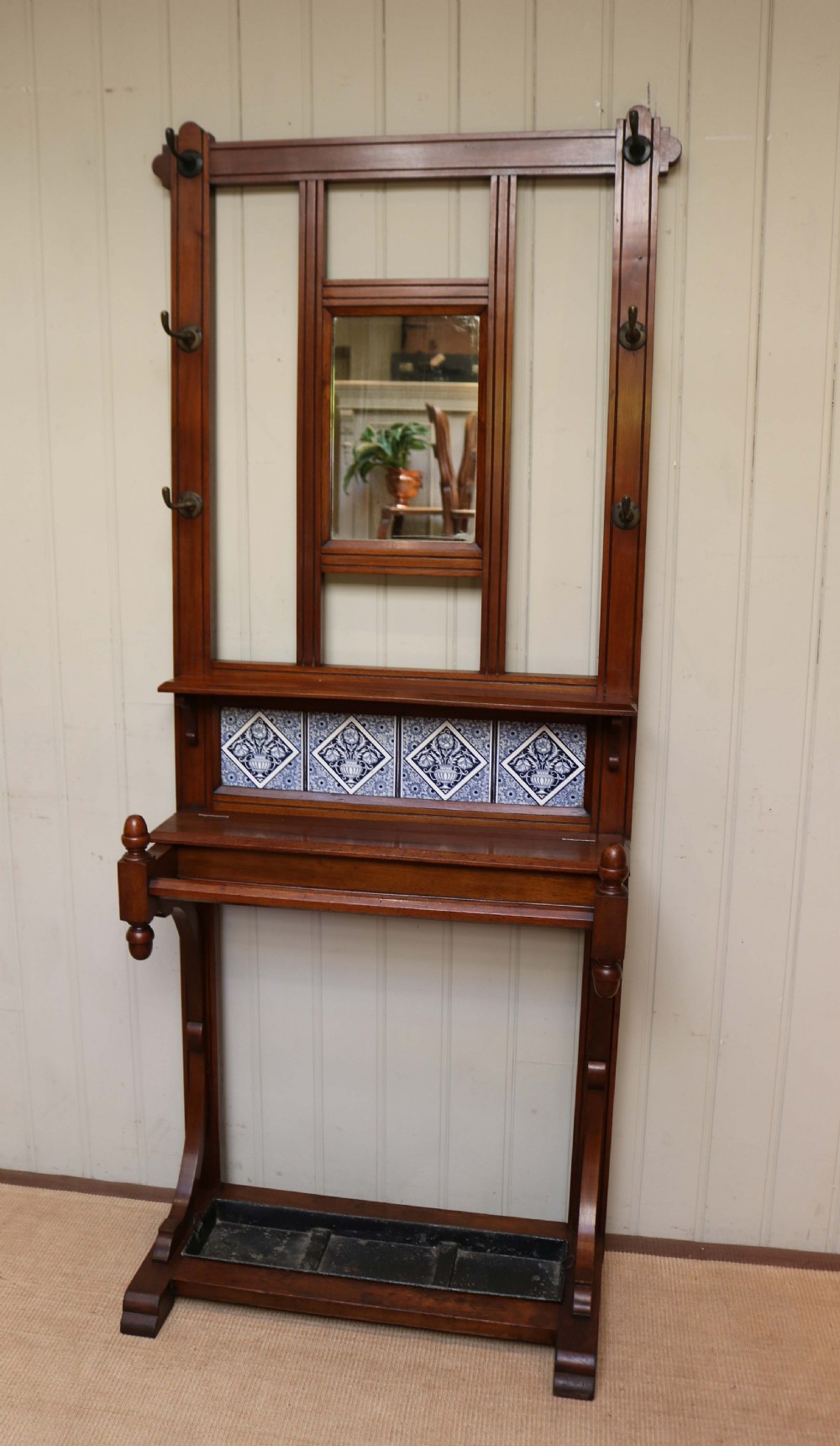 Walnut Hall Stand 
