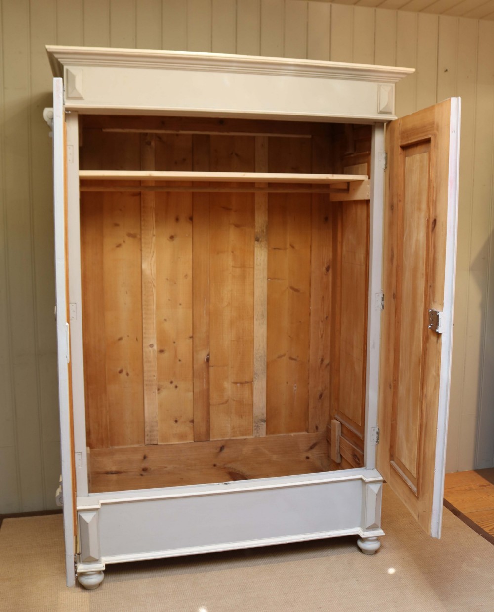 Late 19th Century Continental Painted Wardrobe View IV