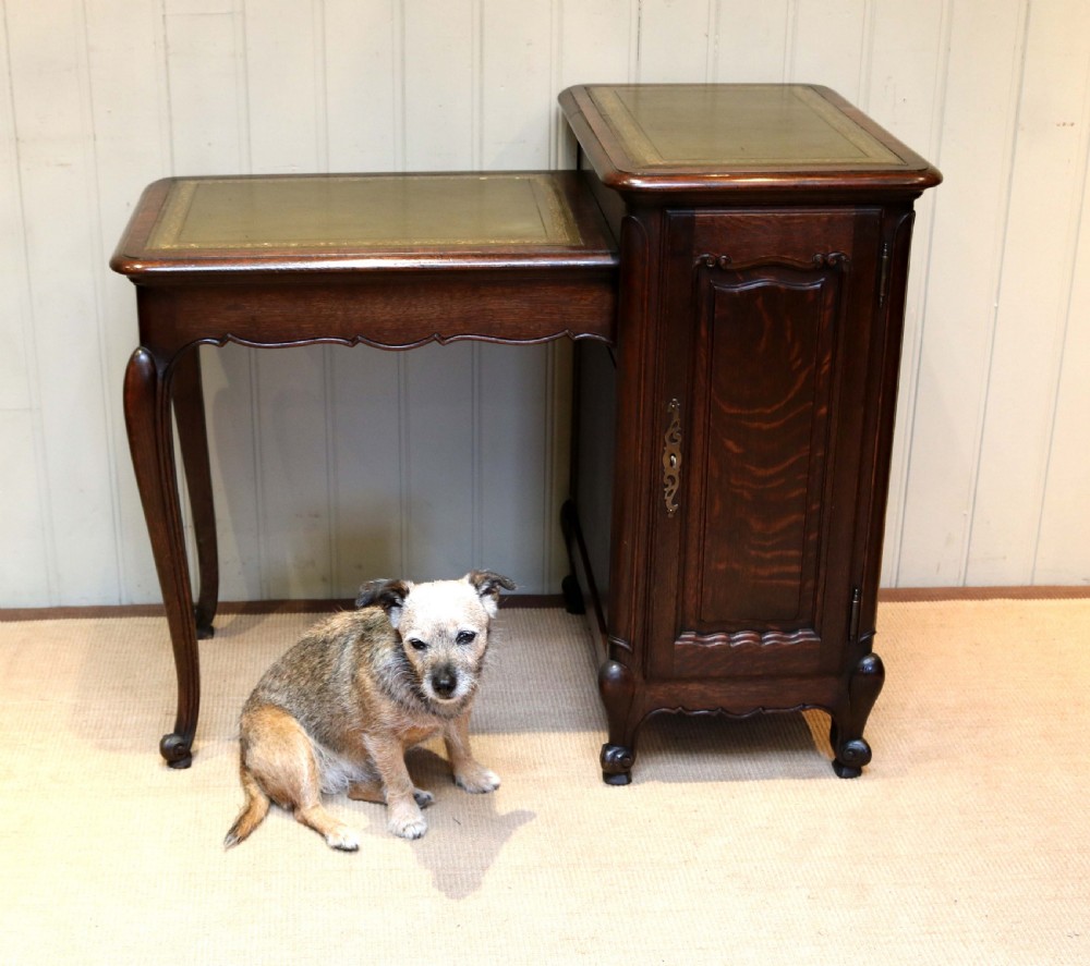 French Oak Desk  View II
