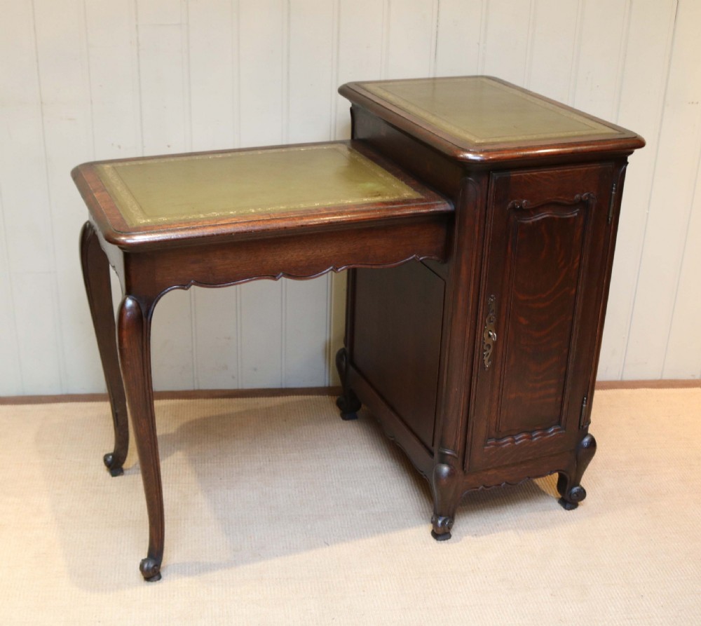French Oak Desk  View III