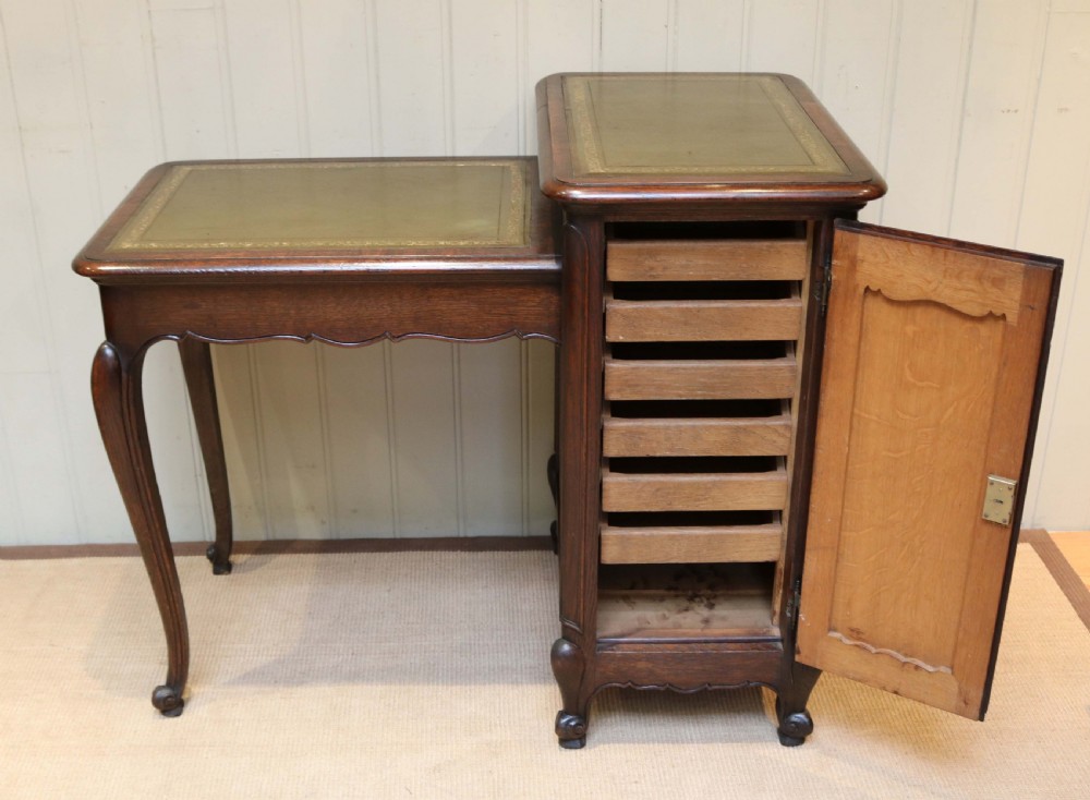 French Oak Desk  View VI