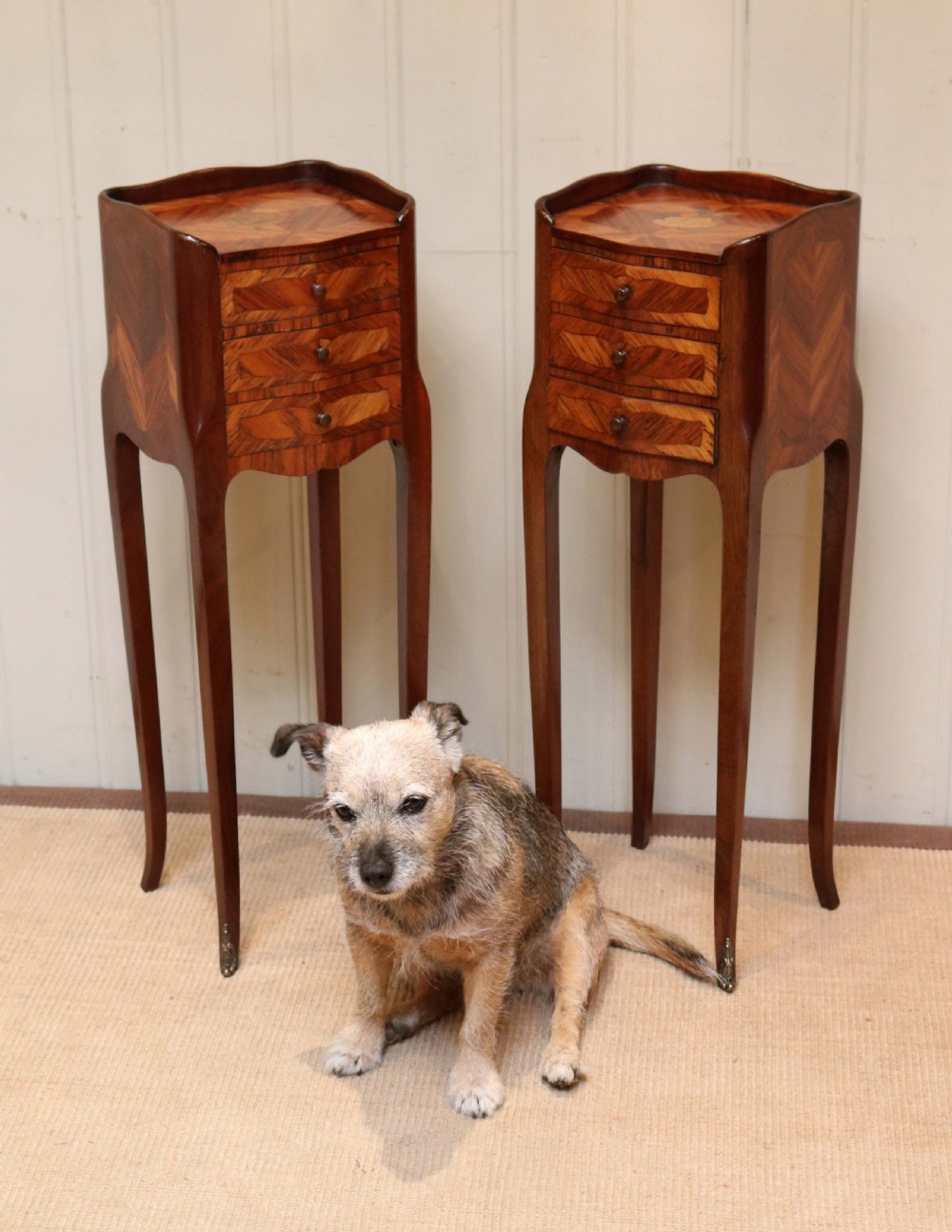 Pair Of Tulipwood Bedside Cabinets View VIII