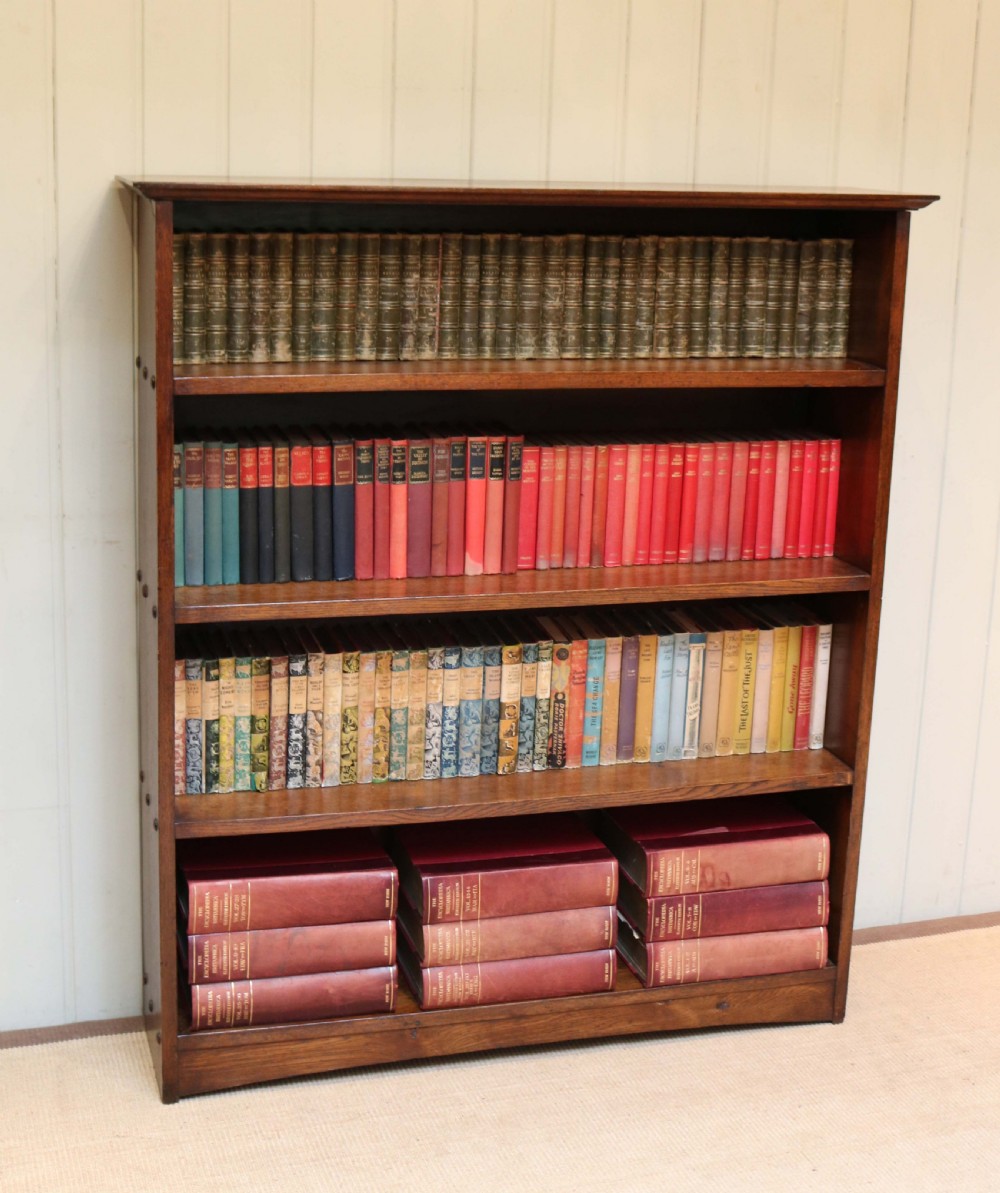 Oak Open Bookcase
