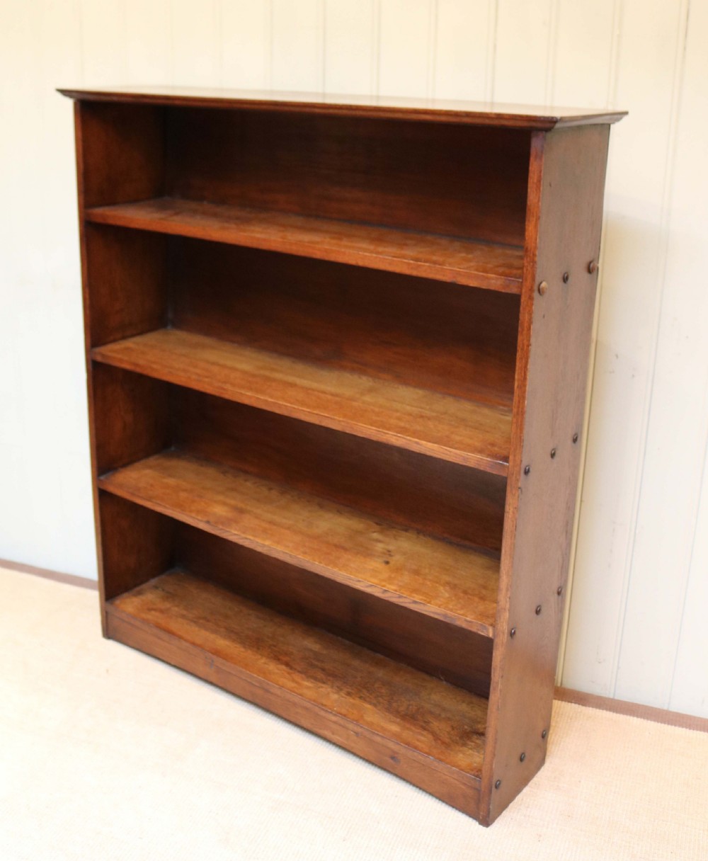 Oak Open Bookcase View VI