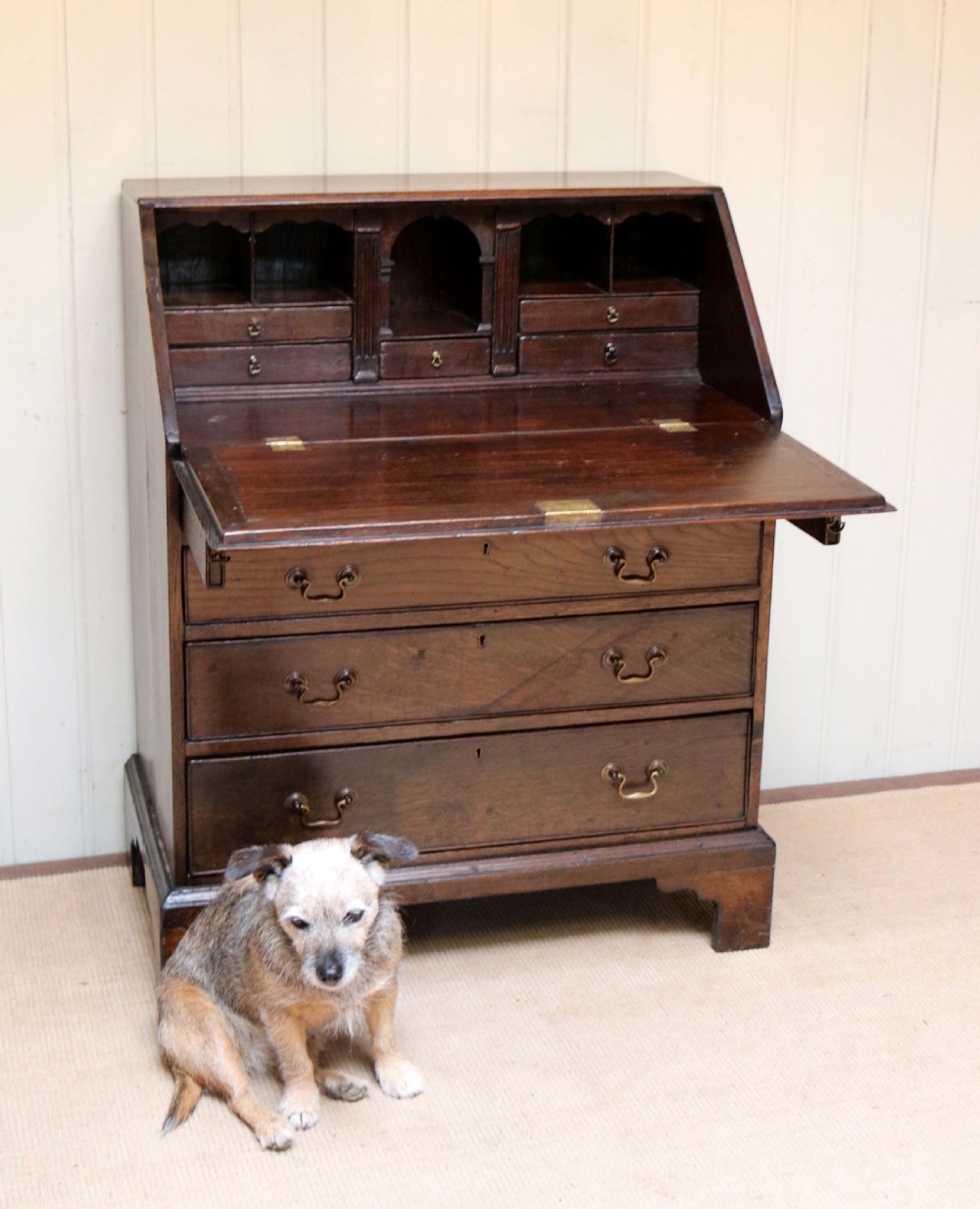 Georgian Oak Bureau View V