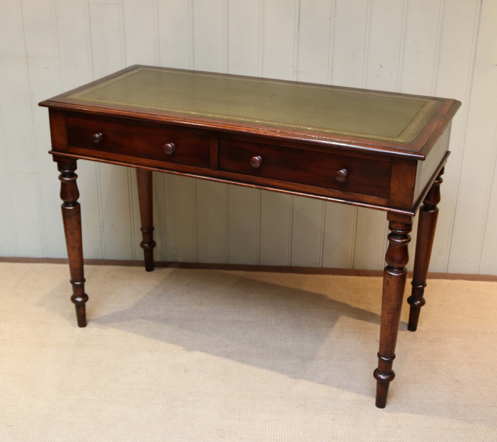 Mahogany Leather Top Writing Desk View III