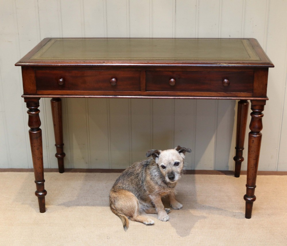 Mahogany Leather Top Writing Desk View VI