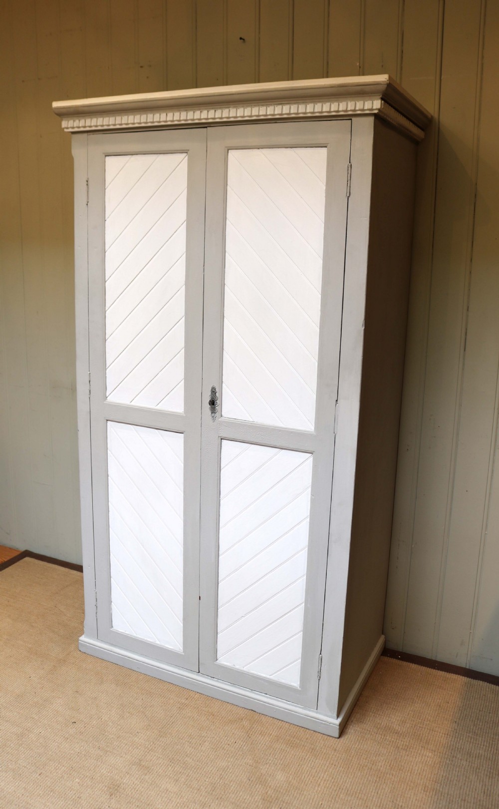 Painted Two Door Wardrobe 