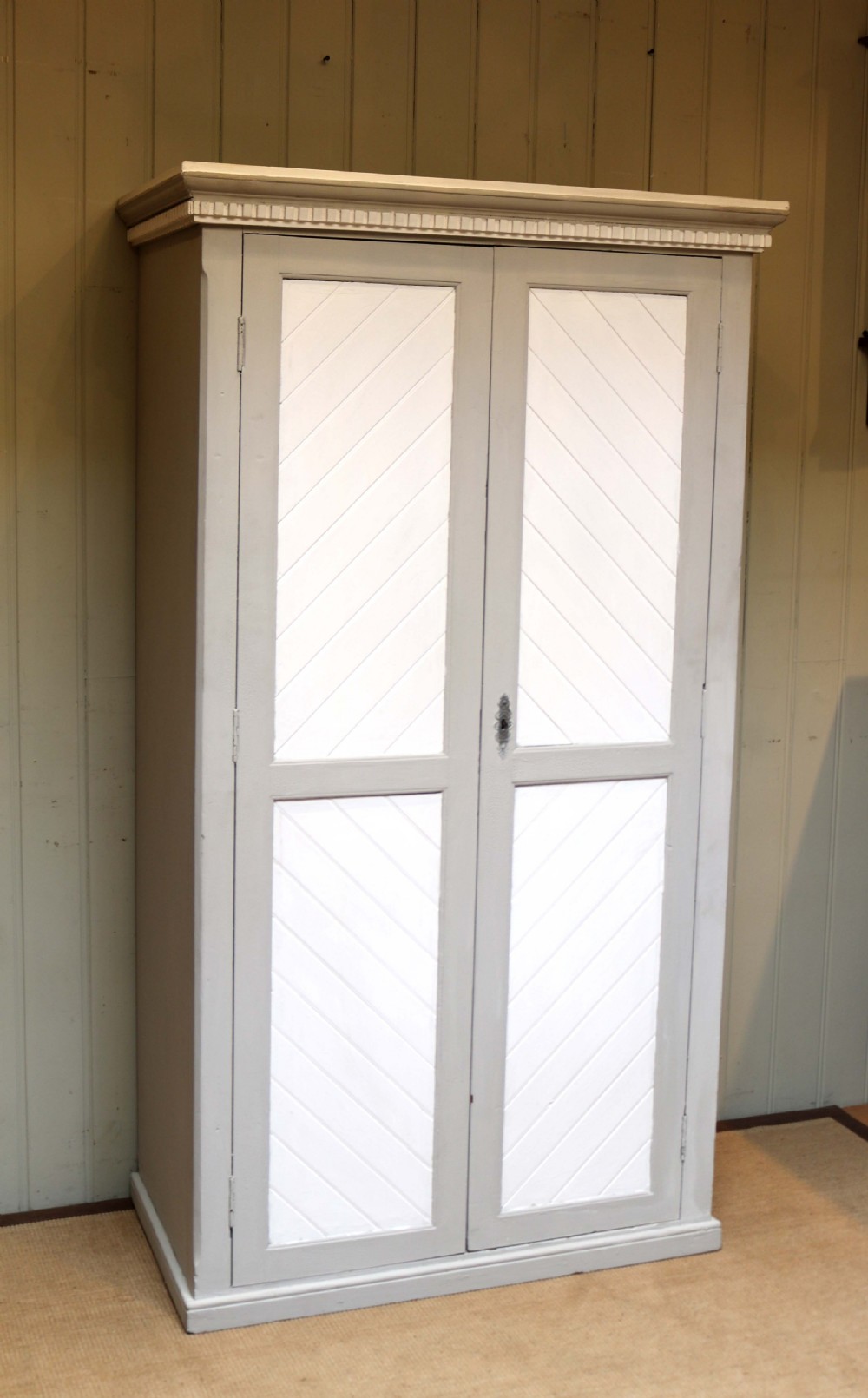 Painted Two Door Wardrobe  View II