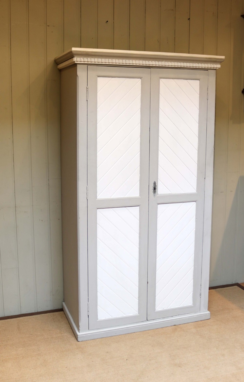 Painted Two Door Wardrobe  View III