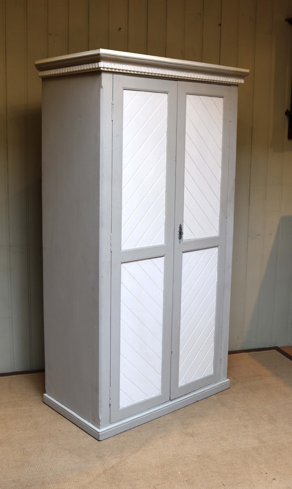 Painted Two Door Wardrobe  View V