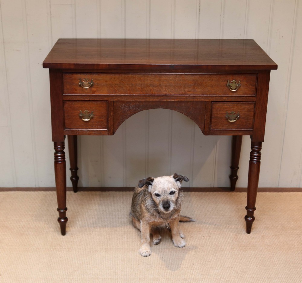 Oak Kneehole Desk  View VI
