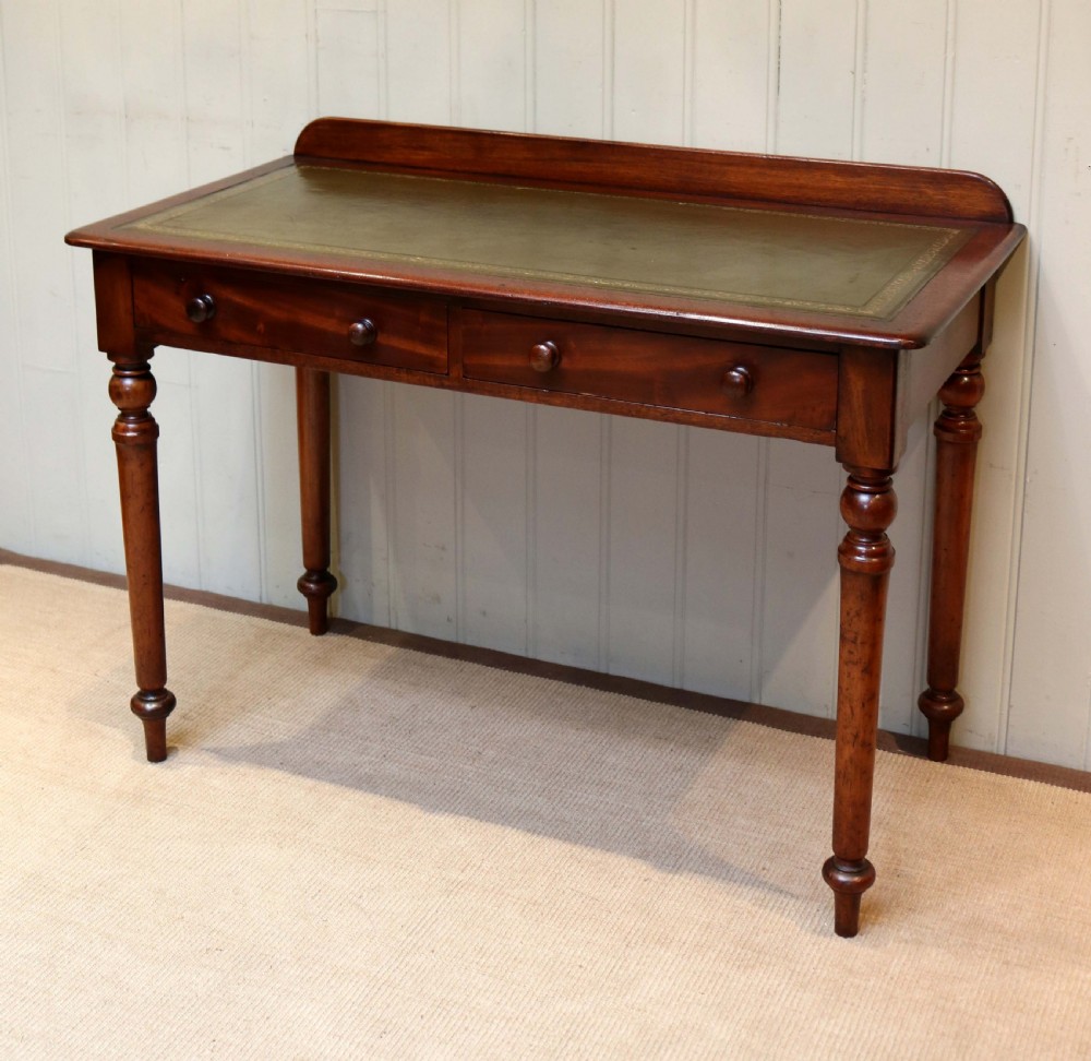 Mahogany Leather Top Writing Table View II