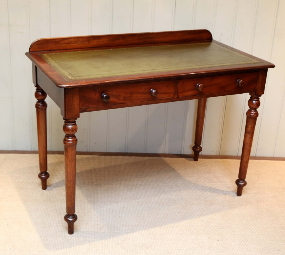 Mahogany Leather Top Writing Table View VI