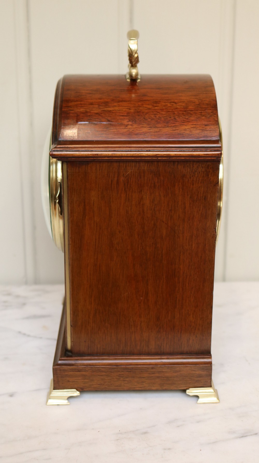 Edwardian Mahogany Bracket Clock (Scotland and France, c. 1905) View VIII