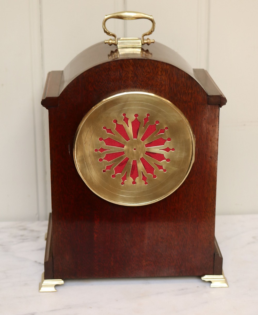 Edwardian Mahogany Bracket Clock (Scotland and France, c. 1905) View IX