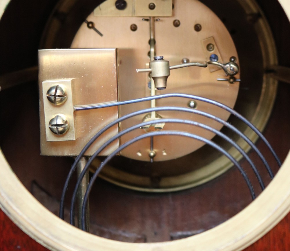 Edwardian Mahogany Bracket Clock (Scotland and France, c. 1905) View XI
