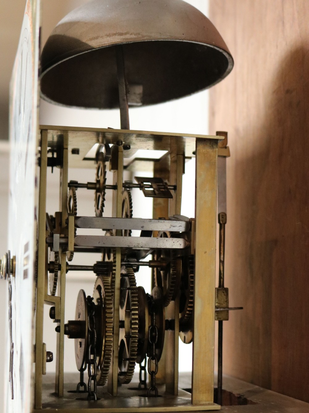 Figured Mahogany Longcase Clock (England, c. 1840) View X