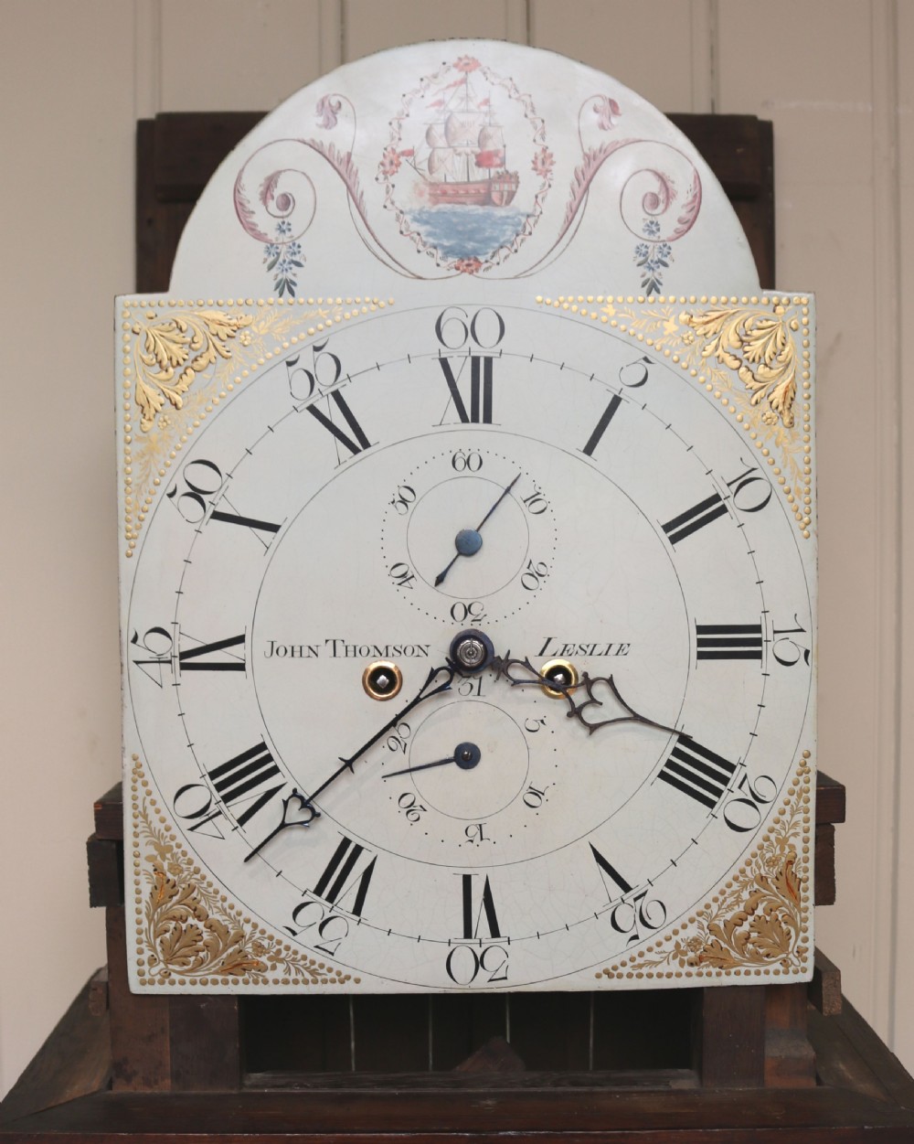 Small Scottish Oak Longcase Clock (Scotland, c. 1800) View IX