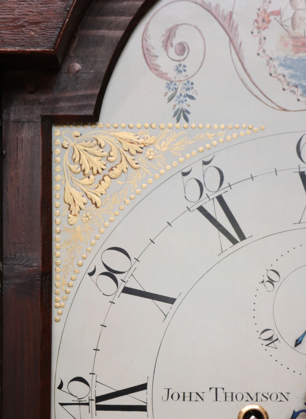Small Scottish Oak Longcase Clock (Scotland, c. 1800) View X