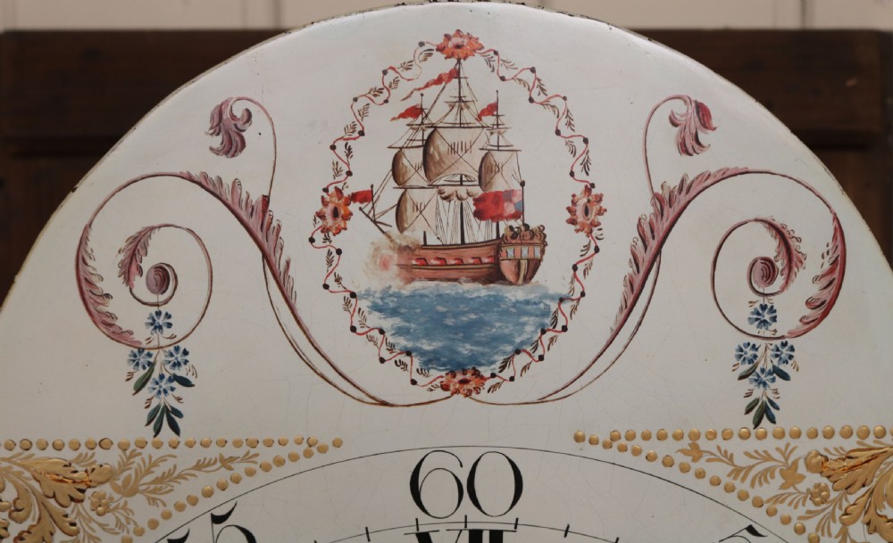 Small Scottish Oak Longcase Clock (Scotland, c. 1800) View XII