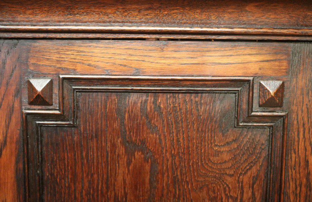 Small Oak chiming Longcase Clock View VI