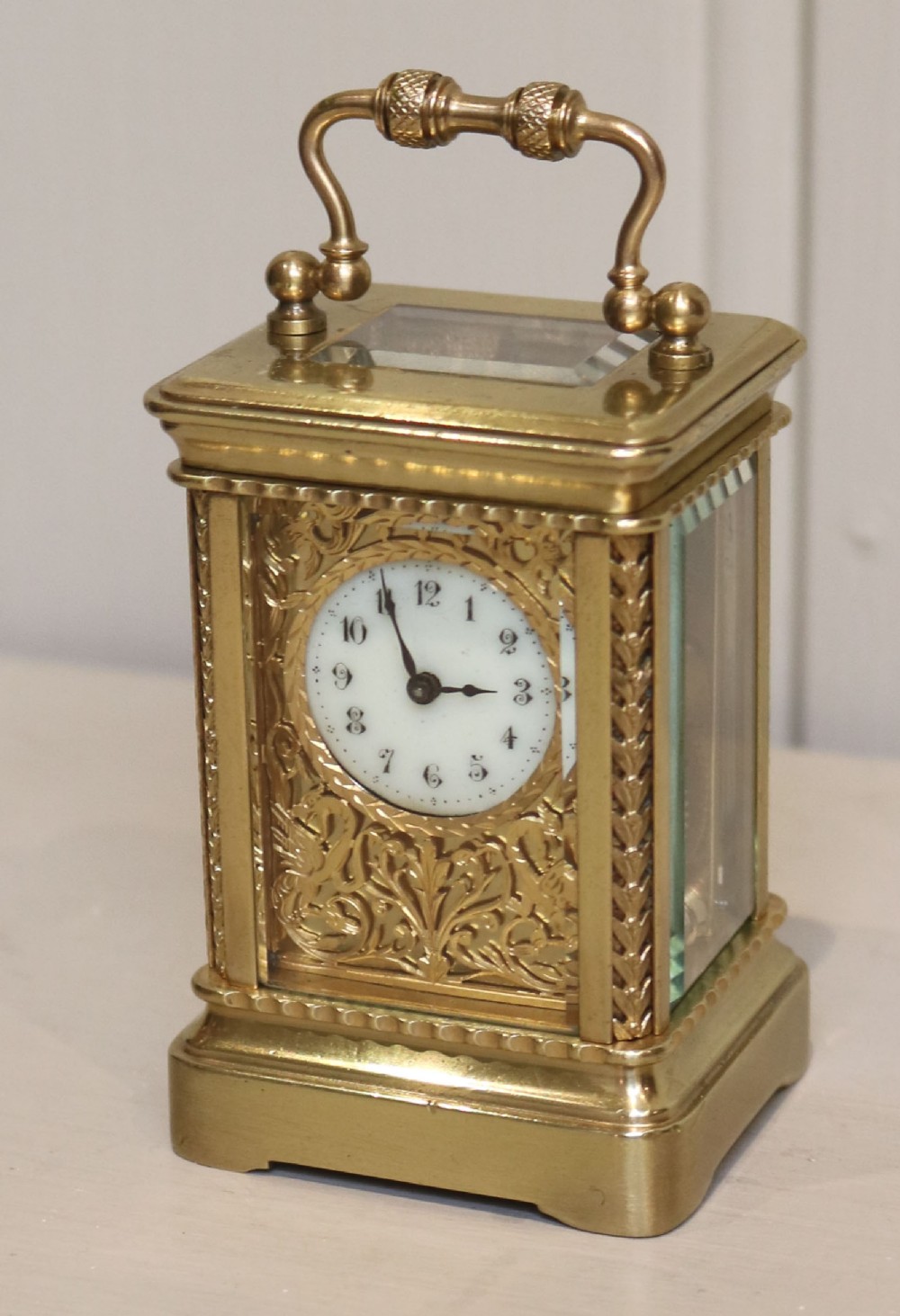 Miniature French Carriage Clock (France, c. 1900)